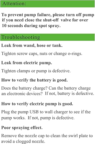 Miniatura 6 de Pulverizador a batería y pulverizador de bomba (función dual) para césped y jardín con cargador de batería recargable de iones de litio y correa
