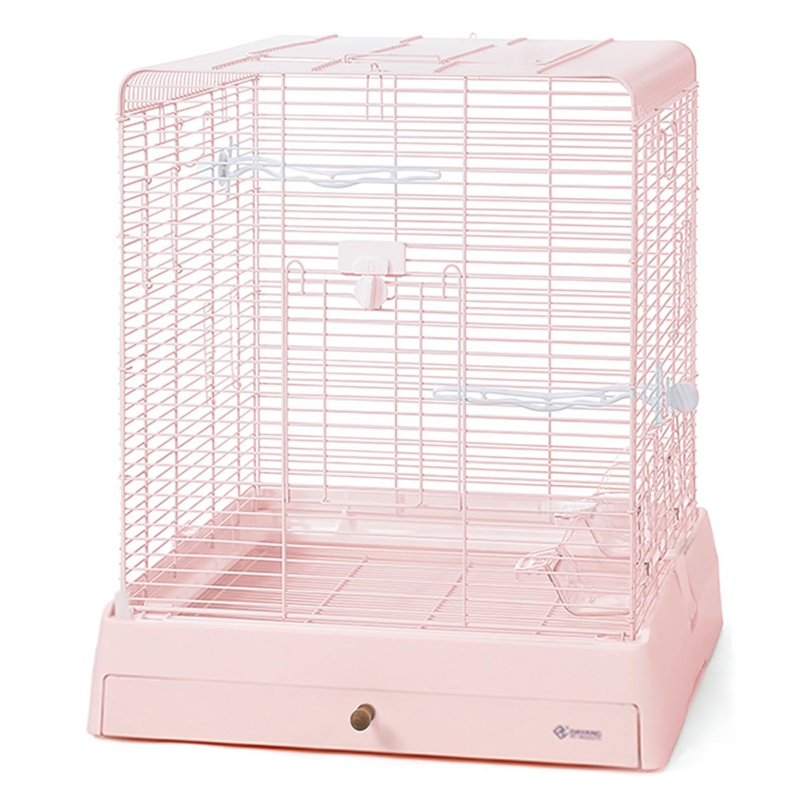 Gabbia Per Uccelli, voliera Per Pappagalli, for Pappagalli Di Piccole E Medie Dimensioni Come Parrocchetti Ondulati, Perle, Calopsitte, Ecc.(Pink)