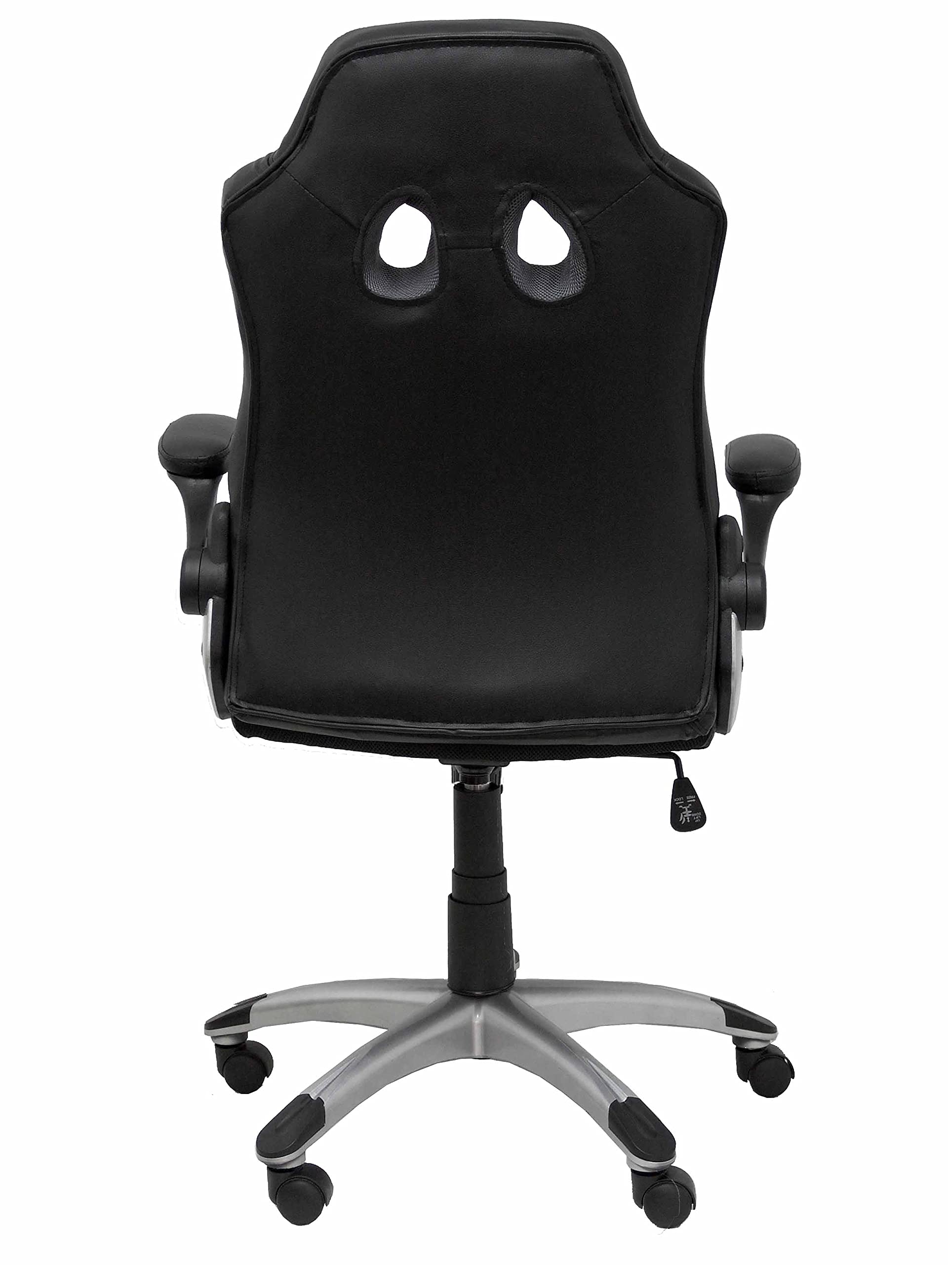 Sovica Silla Gaming Talave similpiel Negro y Gris