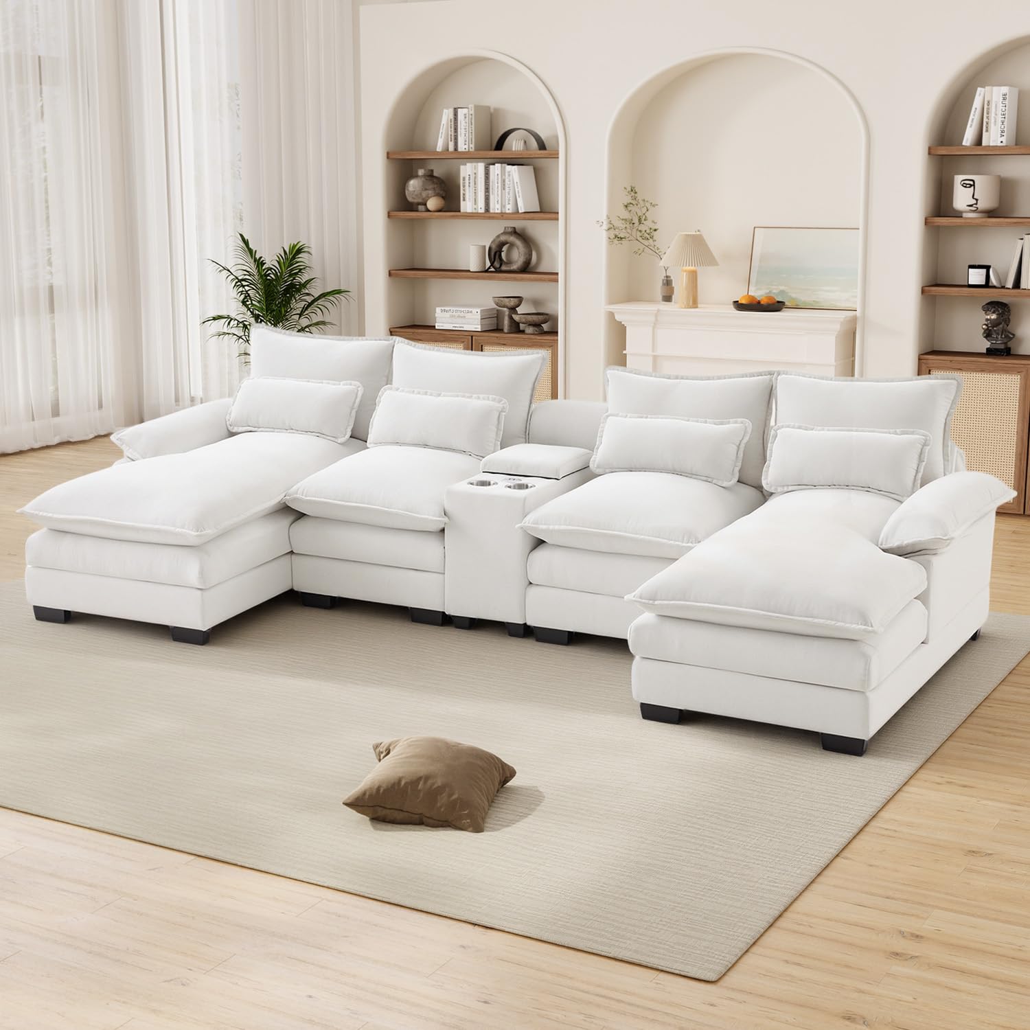 124 U Shaped Cloud Couch