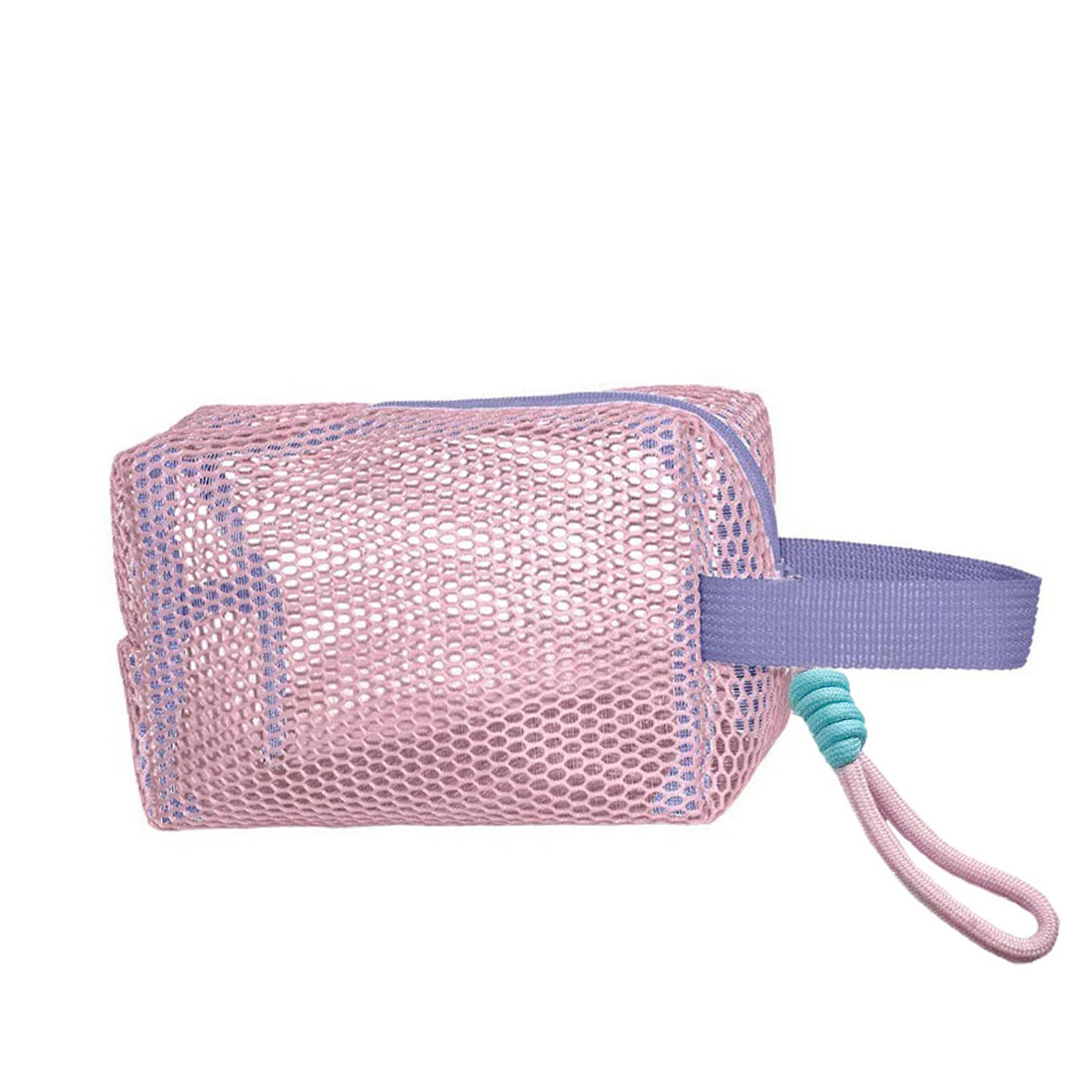 Xinsheinelry Clear Meshes Cosmetic Organizers Pouches Makeup Perfect for Gym Beach and Commuting Holds All Essential Eight Angled Makeup