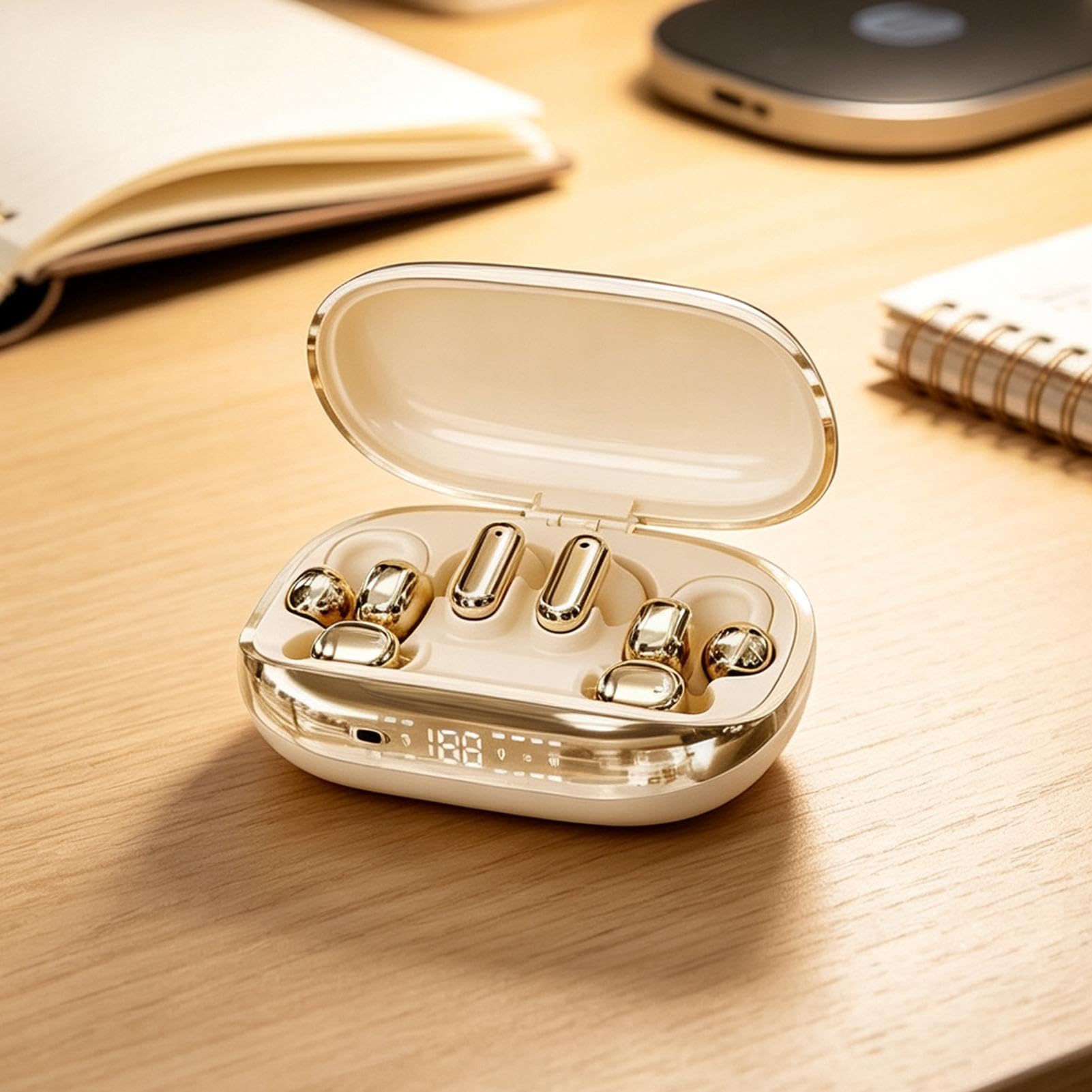 Słuchawki Clip Smooth Calls i Music Charging Box
