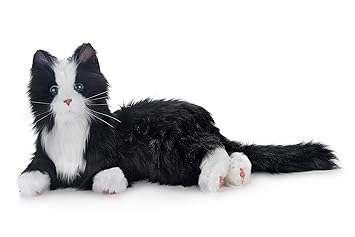 Joy For All Ageless Innovation Companion Pets, Tuxedo Cat, Alzheimer's Disease, Dementia & Memory Loss Plush Toy, Black/White (Pack of 3)