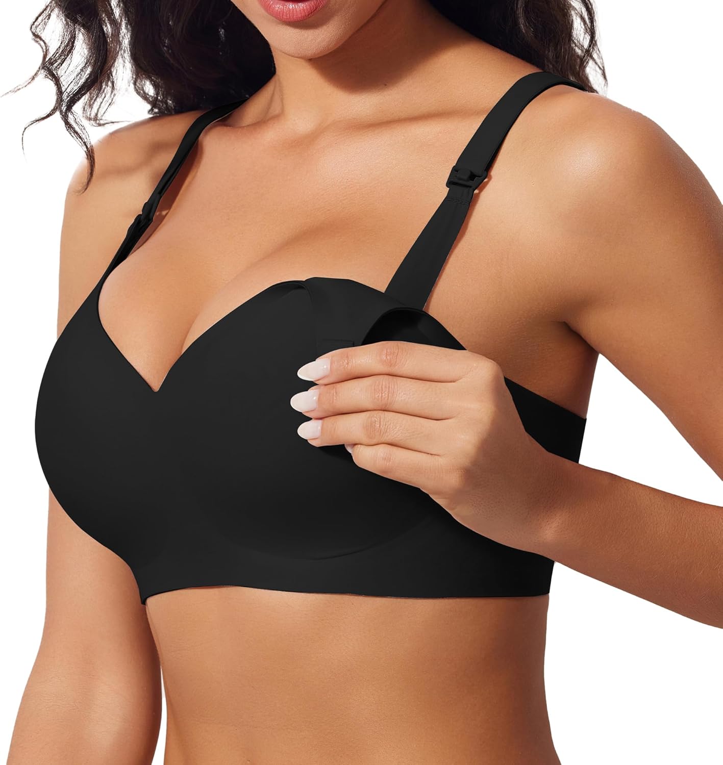 INNERSY Seamless Nursing Bras for Breastfeeding Maternity Bras for Pregnancy Comfortable Bralette