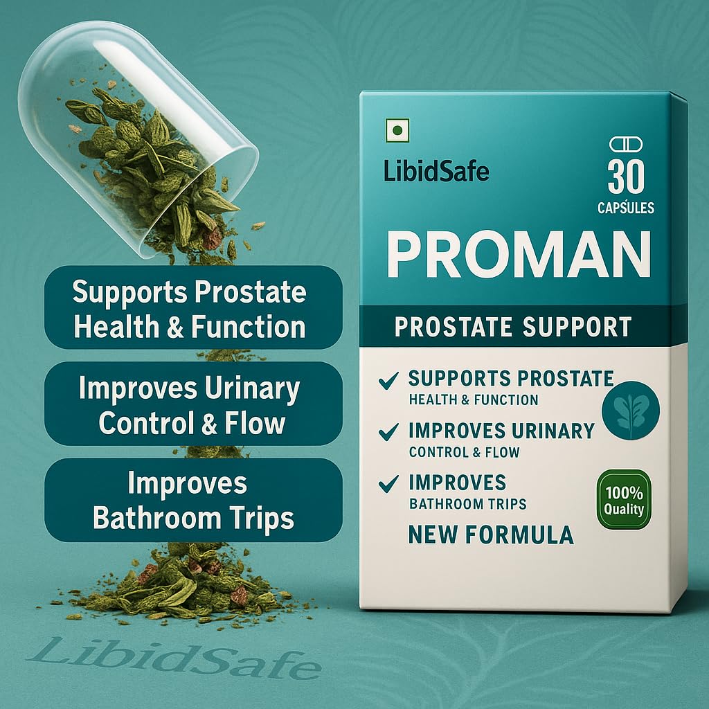Proman Prostate Support Capsule – Improved Formula for Improved Urinary Health & Comfort, Superior Absorption & Natural Ingredients, Pack of 30 Capsules. Effective for Long-Lasting Prostate Care — Amazon image 2