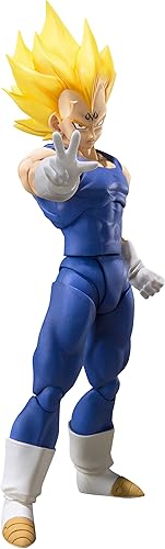 Figura de acción de Bandai Tamashii Nations S.H. Figuarts Majin Vegeta "DRAGON Ball Z"