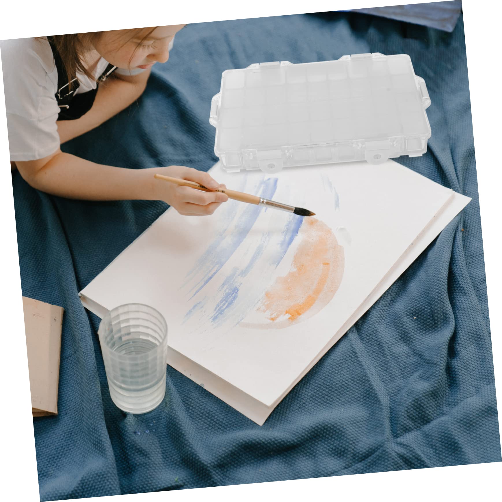 Boîte de Peinture Aquarelle 36 Compartiments ABS