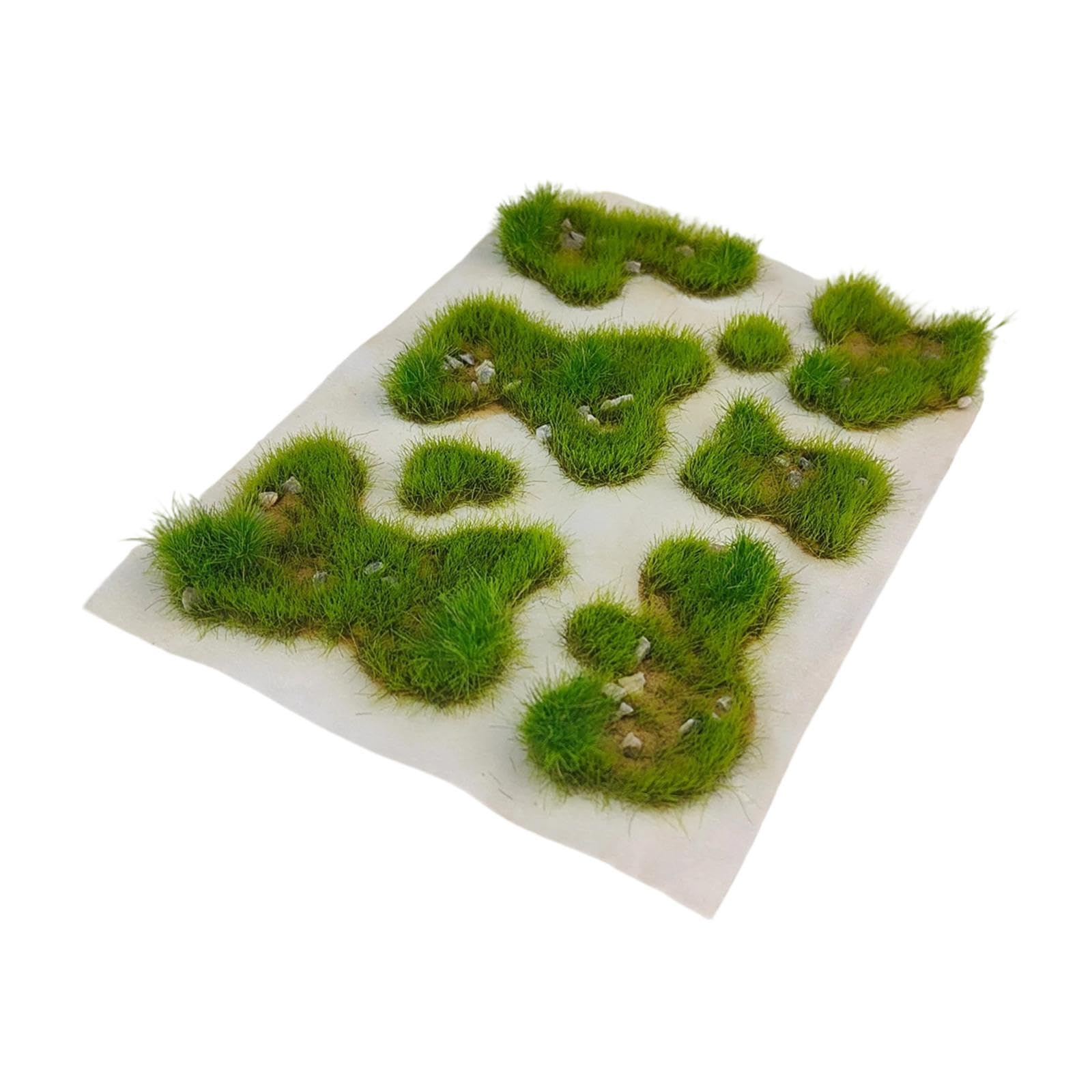 Grasbüschelmodell, Mini-Landschaft, DIY, Simulationsgrashaufen für 1:35, 1:64, 1:72, 1:87, Feengarten-Diorama-Layout, Frühlingsgrün