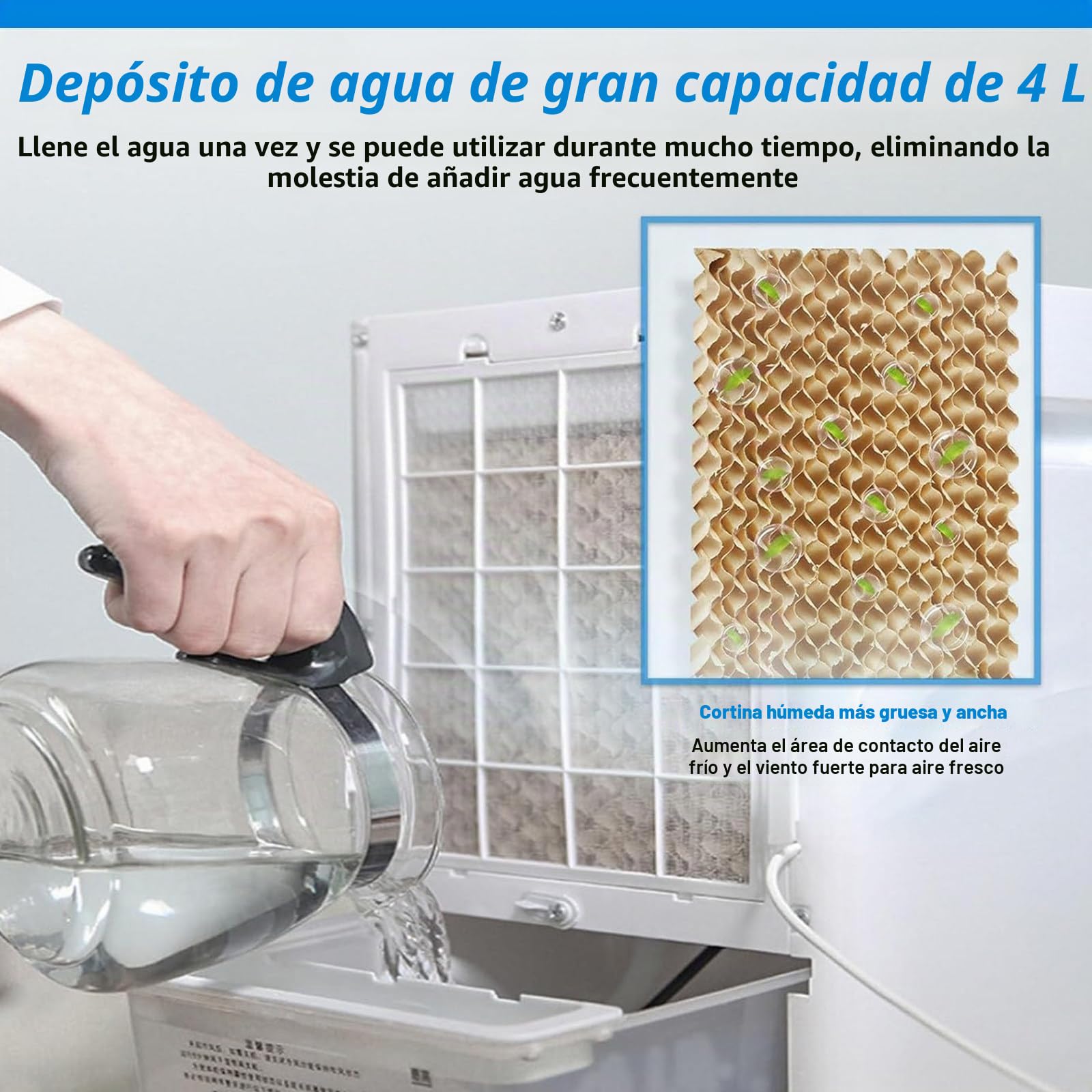 Aires Acondicionados PortáTiles, Mini Aire Acondicionado Personal con 3 Velocidades, Enfriador de Aire Evaporativo, para HabitacióN, Tienda de CampañA, Dormitorio, Auto, Autocaravana,24V