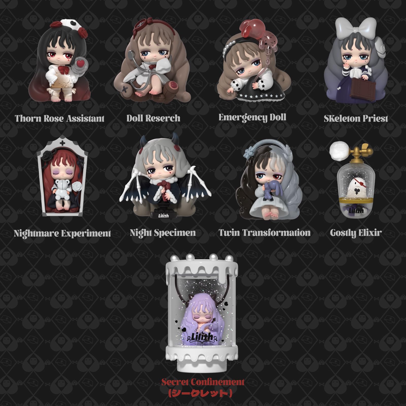 52Toys Lilith Secret Experiment Series Trading Figure Blind Box