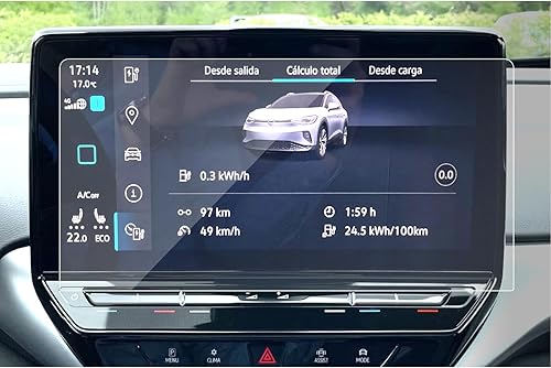Miniatura 8 de SXCY Compatible con VW 2021 2022 2023 ID.4 Pro S de 12 pulgadas, láminas protectoras de pantalla de vidrio templado para ID.4 Pro S 2022 2023 de 12
