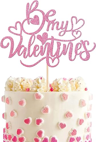 Rsstarxi 1 paquete de decoración para tartas con purpurina para el día de San Valentín decoración para el día de San Valentín decoración para el día