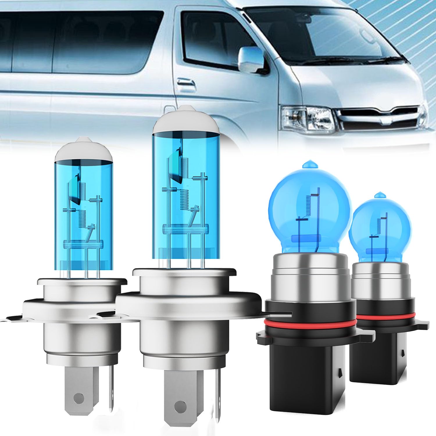 Amazon.com: LECCIBUB Headlight Bulbs Compatible With Toyota Hiace