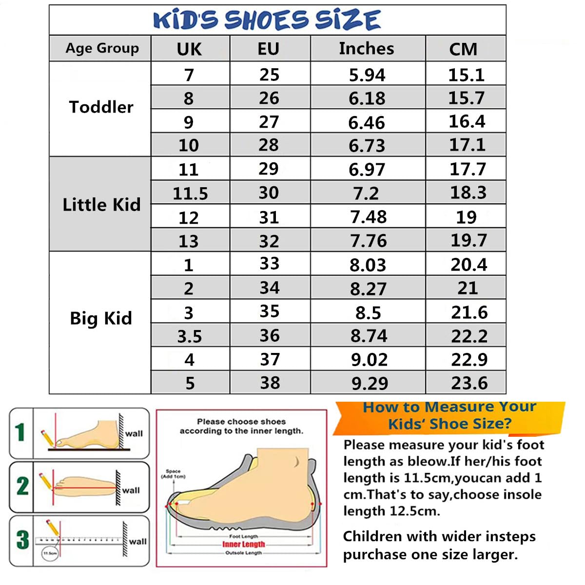 Kids Trainers Boys High Top Running Adjustable Strap Shoes for Girls School Tennis Sneakers