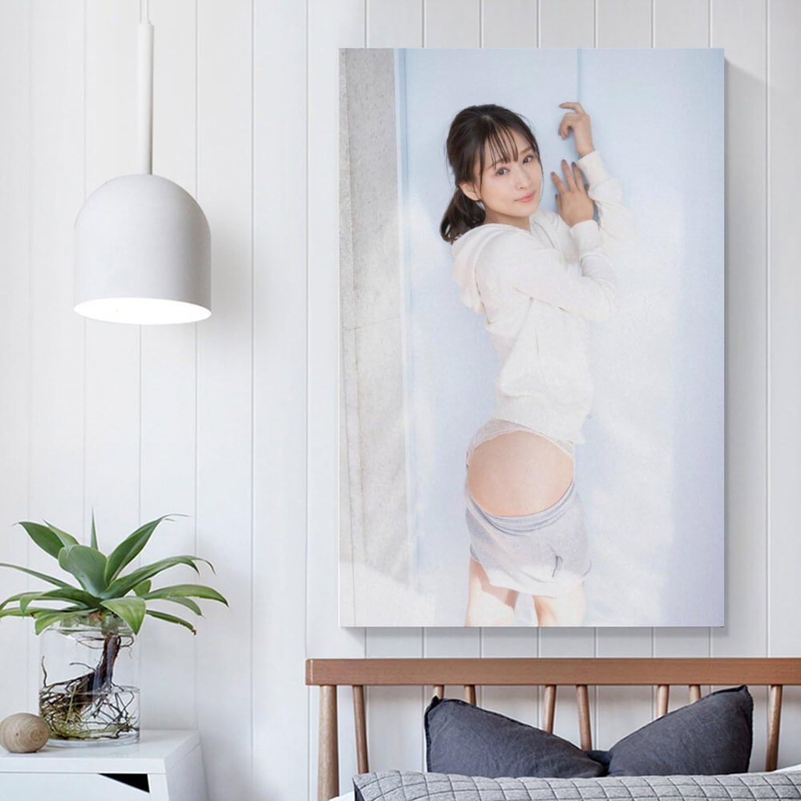 Amazon.co.jp: 水草文香 写真ポスター3 キャンバスアートポスターと