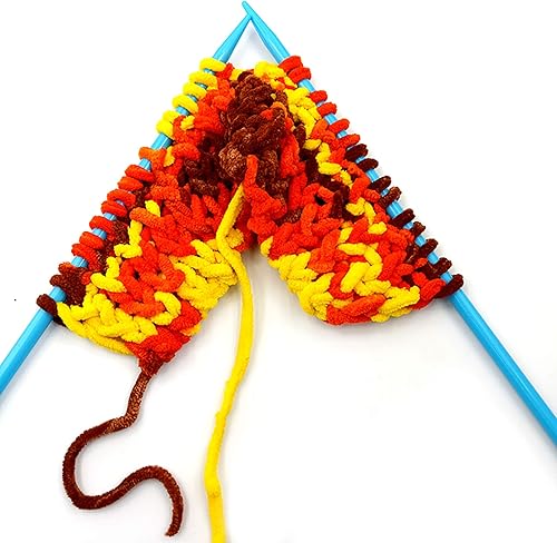 Miniatura 4 de LissomPlume - Agujas de tejer de doble punta, plástico, 14 unidades, Colorido