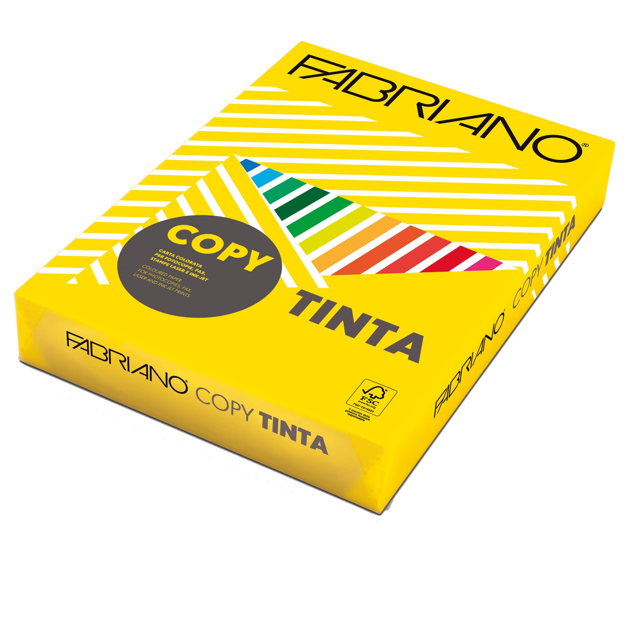 FABRIANO COLOURED PAPER A3, 80g/m, 250 Sheet, Dark YELLOW Color