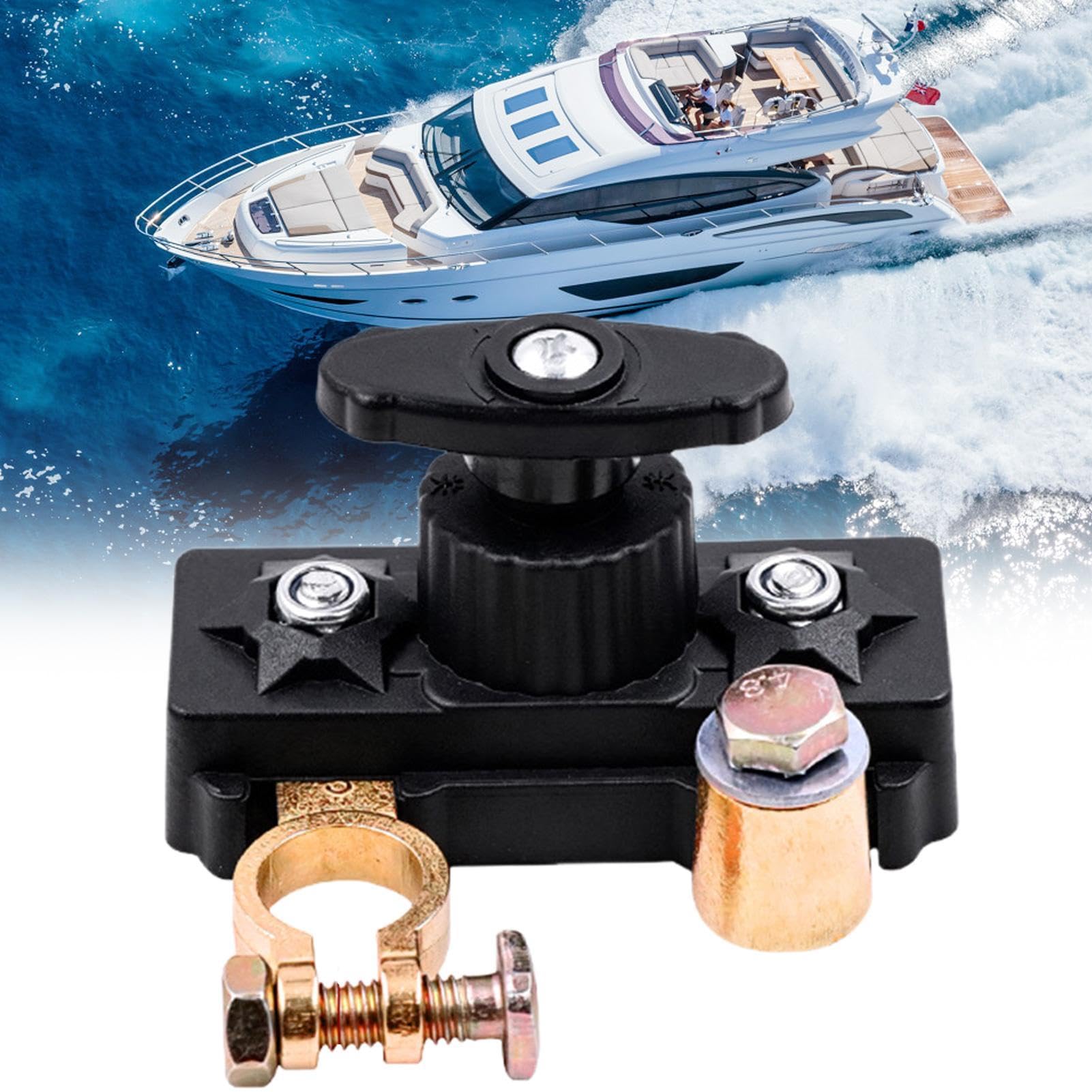Interruttore Stacca Batteria Auto - 12V 24V Disconnessione Di Batteria per Auto | Controllo Alimentazione Veicolo | Per Camion Camper Barca Rimorchio Trattore Fuoristrada Overlanding