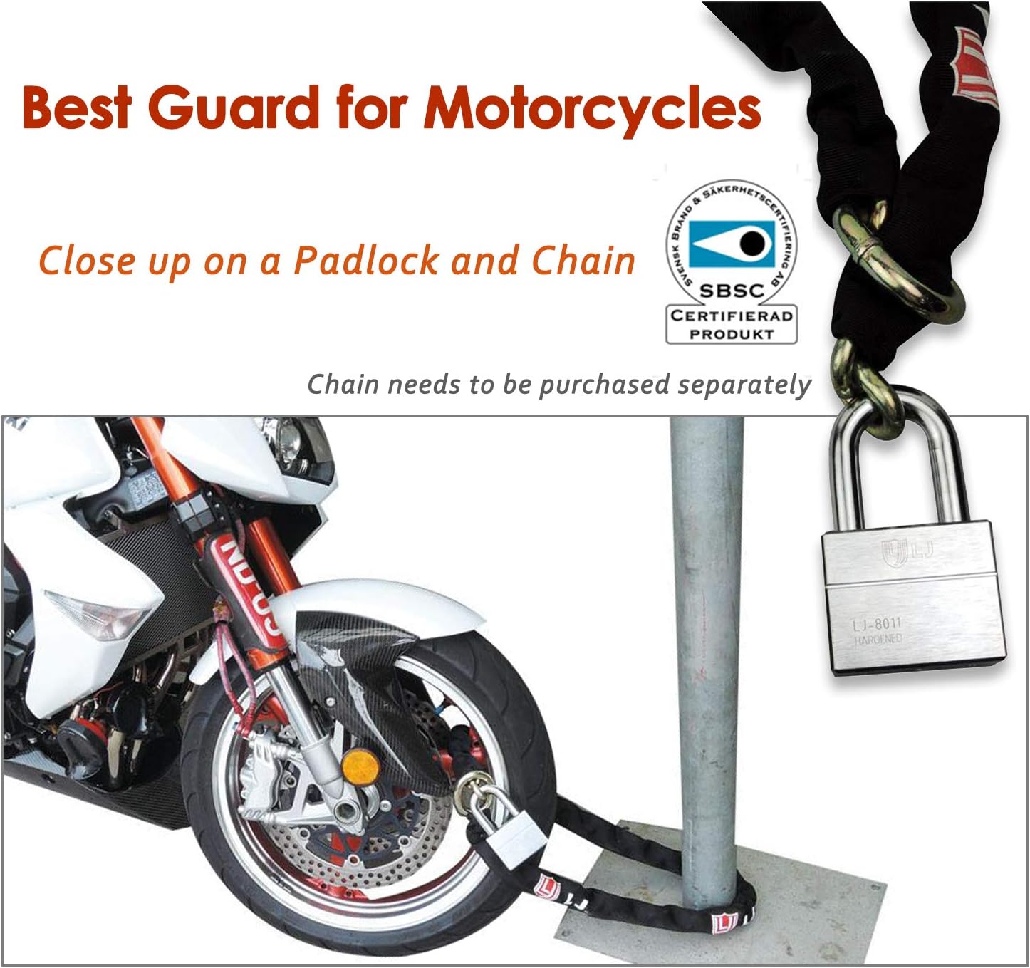 Gеt Sресіаl Prісе LJ LihJaw LJ-8011 Heavy Duty Padlock High Security Solid Alloy Steel, Open shackle, Different Keyed, Weatherproof for Gates, Warehouses, Vehicles and Boats Lock, Cellar, Lockers, Outside Sheds, Chrome