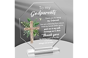 Yopyame Godparents' Present: A Heartfelt 'Thank You' Keepsake