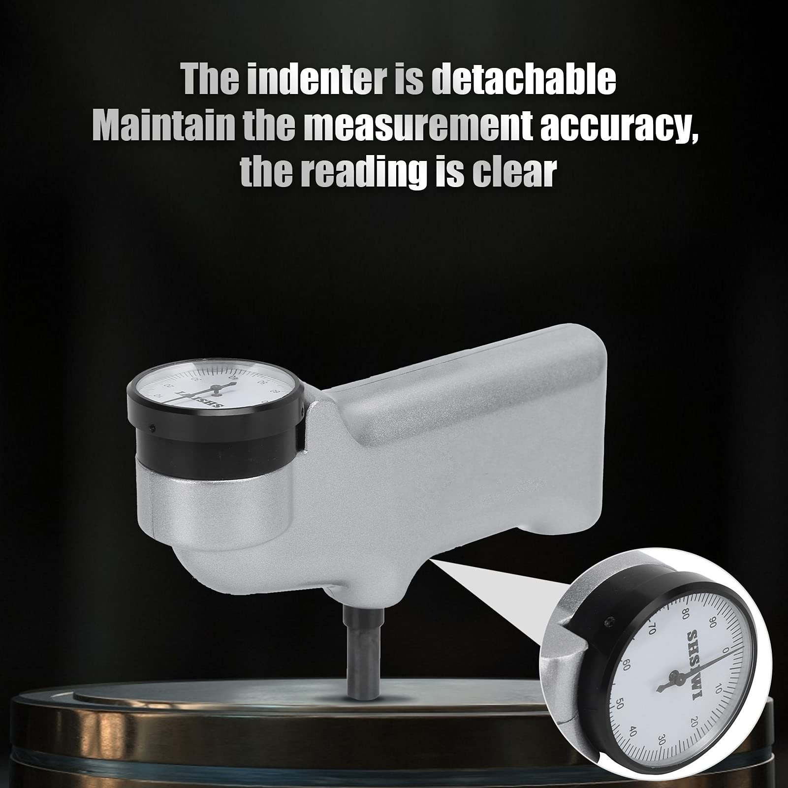 Barcol Durómetro 934-1 con rango 0-100HBa, medidor de dureza de indentación portátil para medición de aleación de aluminio, cobre y latón
