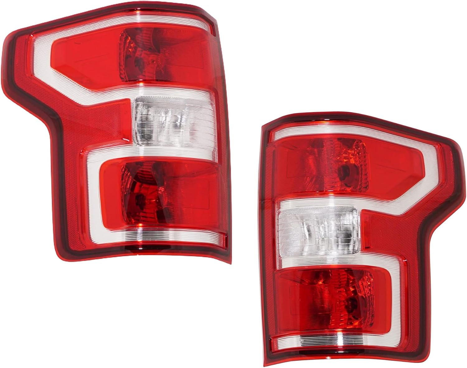 Garage-Pro Tail Light SET Compatible with Ford F-150 2018-2020 Halogen With bulb(s) Driver and Passenger Side