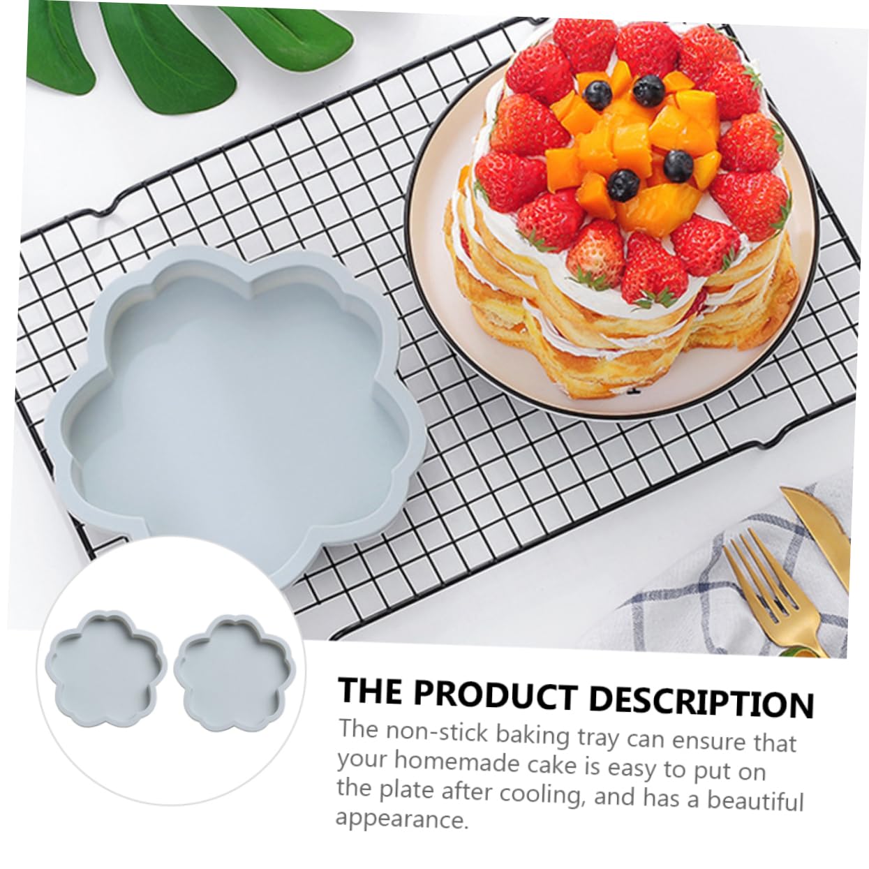 IMIKEYA 4piezas Molde De Para Pasteles Forma De Para Repostería y Decoración De Postres Cumpleaños y Celebraciones