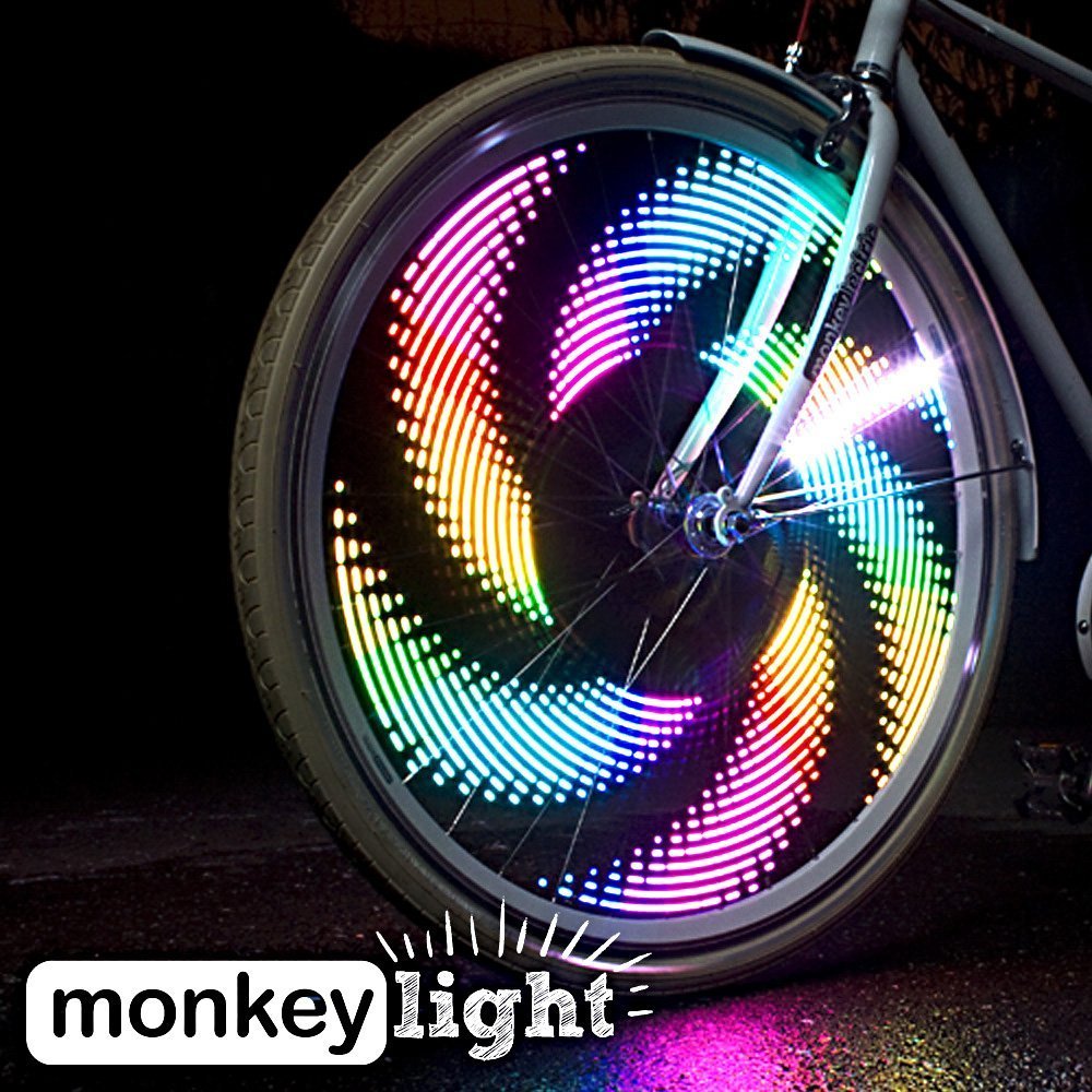 bicycle lighting powered by wheels
