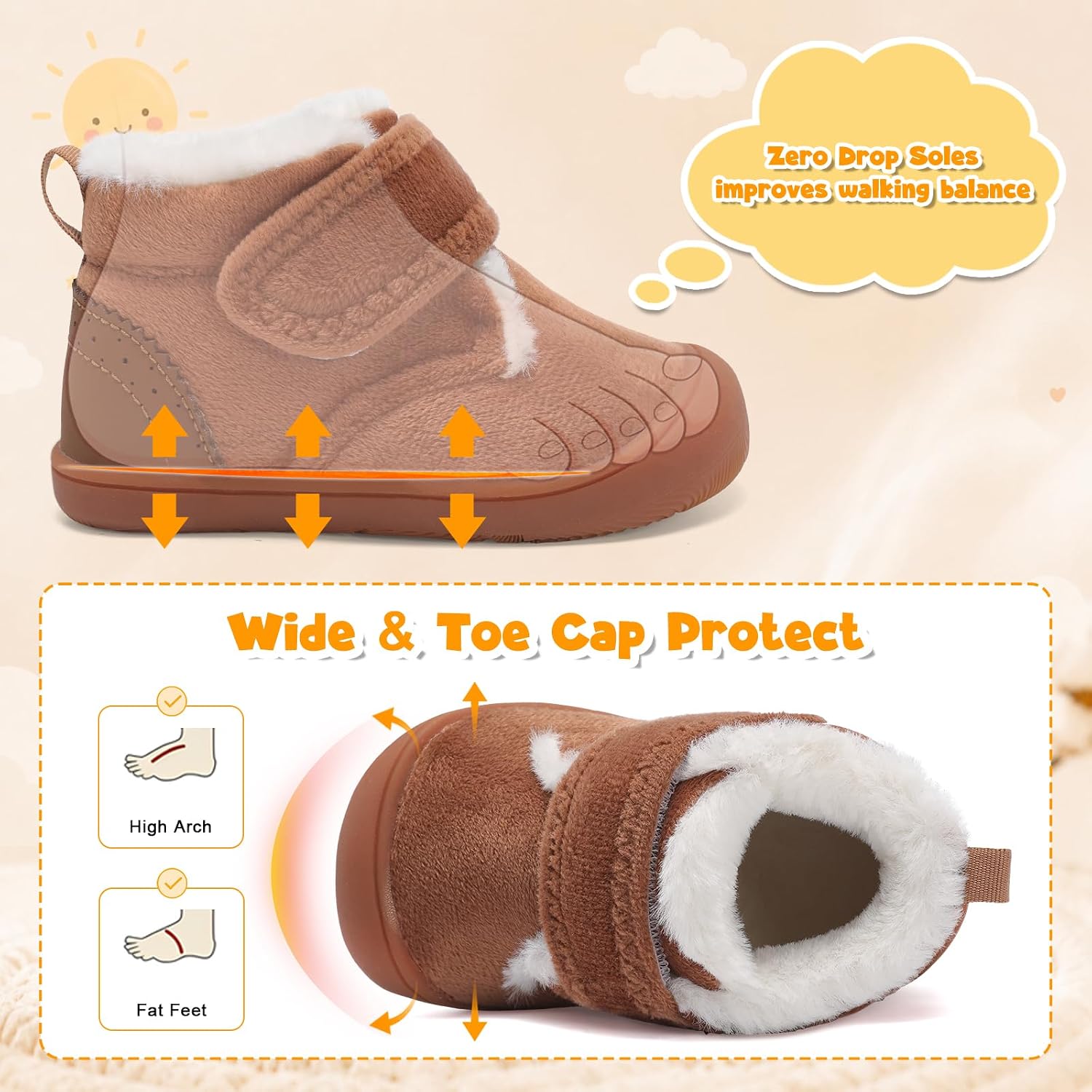 Centipede Demon Baby Boy Girl Booties Toddler Slippers Winter Sock Shoes