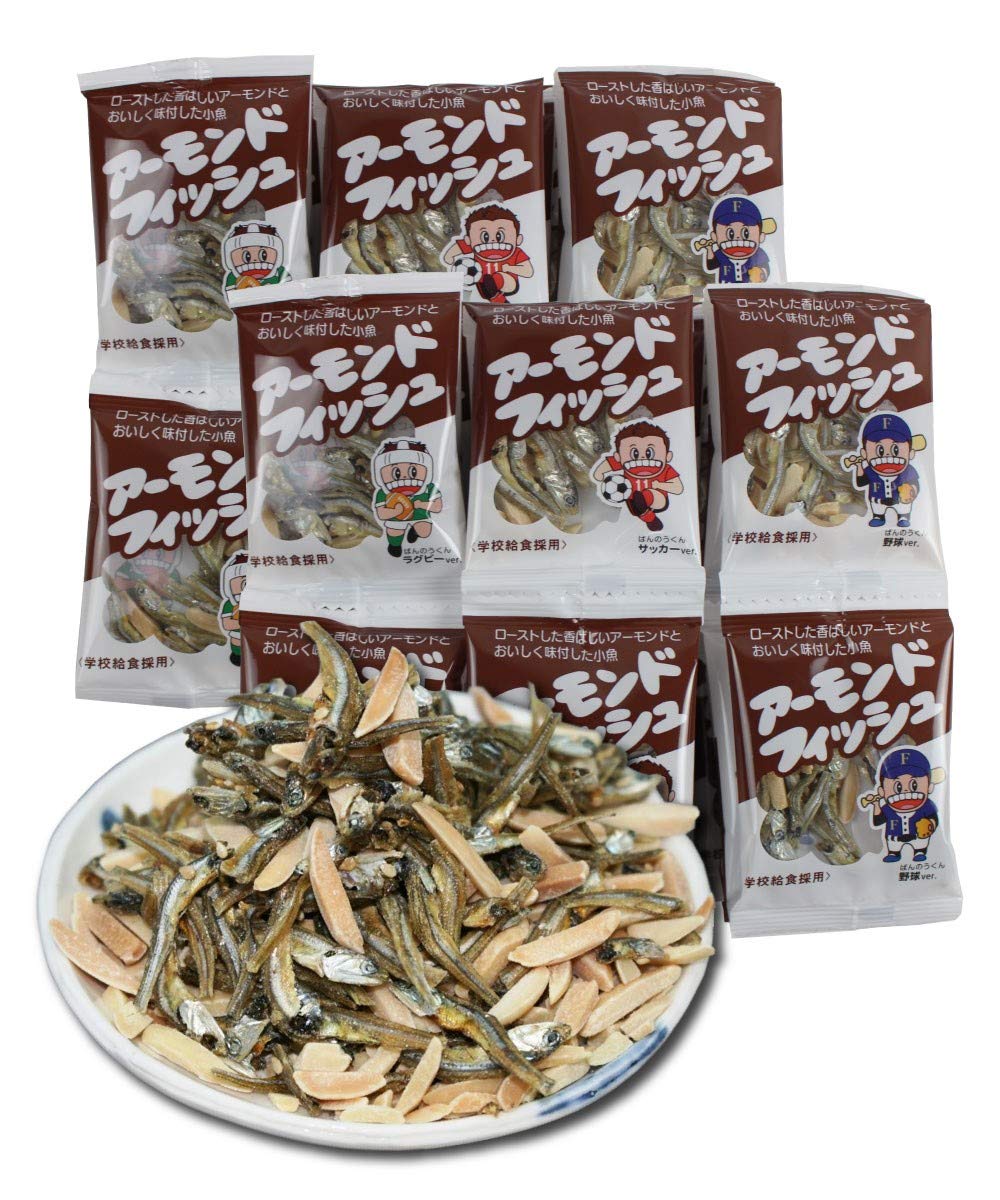 Amazon | フジサワ アーモンドフィッシュ 【7g×60袋】小魚 アーモンド