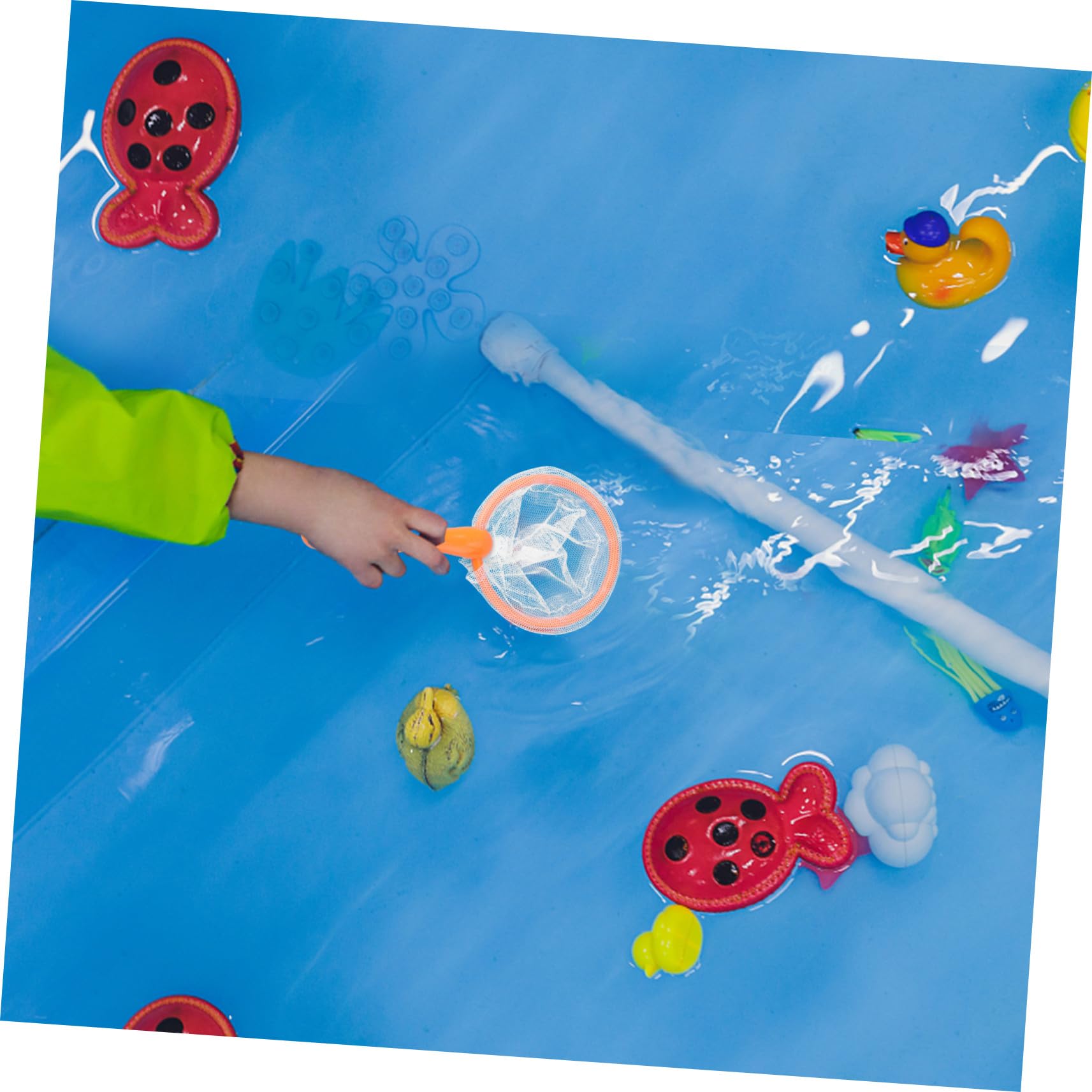Filet de Pêche Jouet pour Garçon et Filles, Lot de 10, Plastique