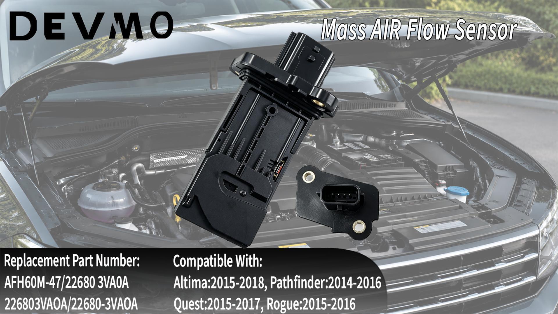 Mi Amazon.com: DEVMO Mass AIR Flow Sensor MAF Meter Repalcement