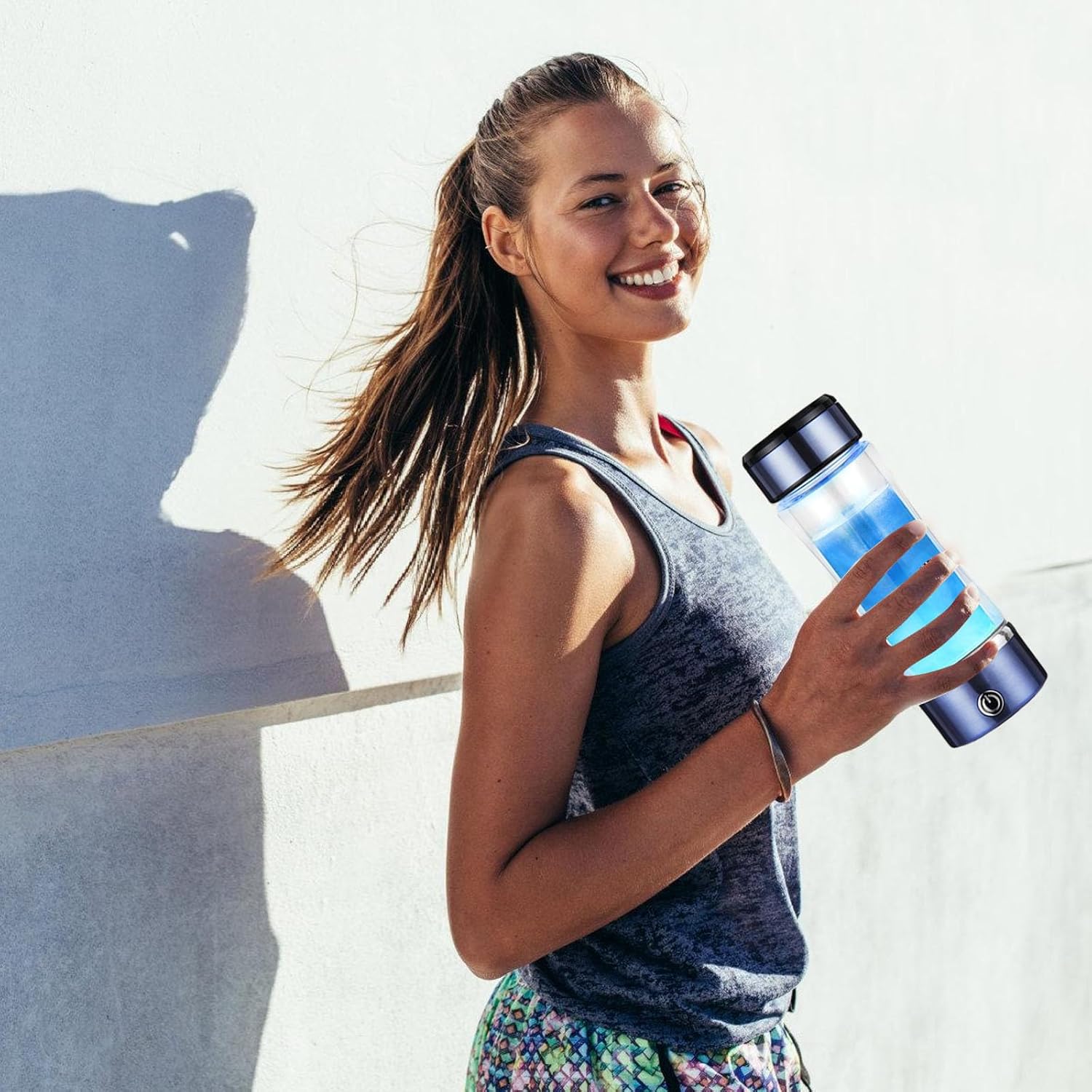 USB 充電式電解技術ウォーターボトル 350 ミリリットルドリンクカッププロフェッショナル水素イオン発生器イオナイザー電解水カップ