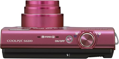 Miniatura 7 de Nikon COOLPIX S6200 - Cámara digital compacta de 16 megapíxeles, zoom óptico de 10x y pantalla LCD de 2,7 pulgadas, color rosa Rosado,Azul,Rojo