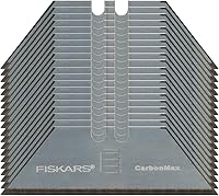Vista 1 de Fiskars Pro CarbonMax - Cuchillas de cuchillo utilitario de 3/4 pulgadas, cuchillas de repuesto hechas con acero al carbono, paquete de 20