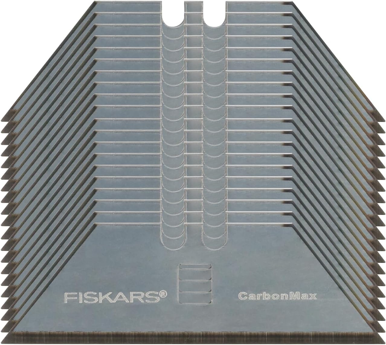 Fiskars Pro CarbonMax 3/4" Utility Knife Blades, Replacement Blades made with Carbon Steel, 20-Pack