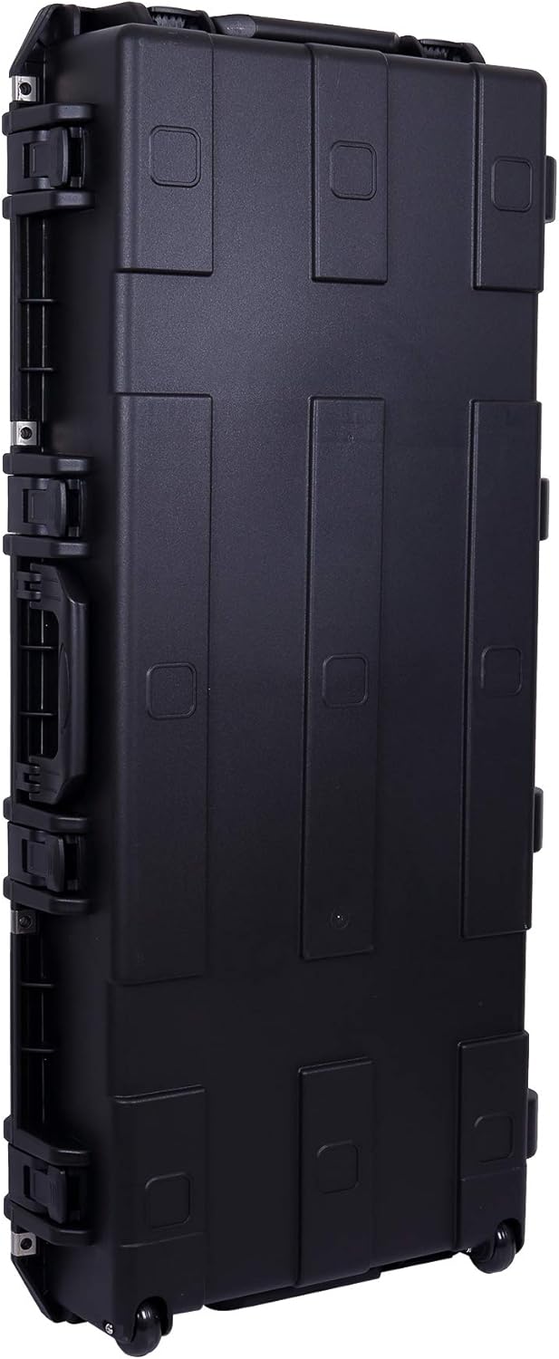 Crossrock 61-note Keyboard Case, Injection Molded PE Flight Case With Wheels (CRA961)