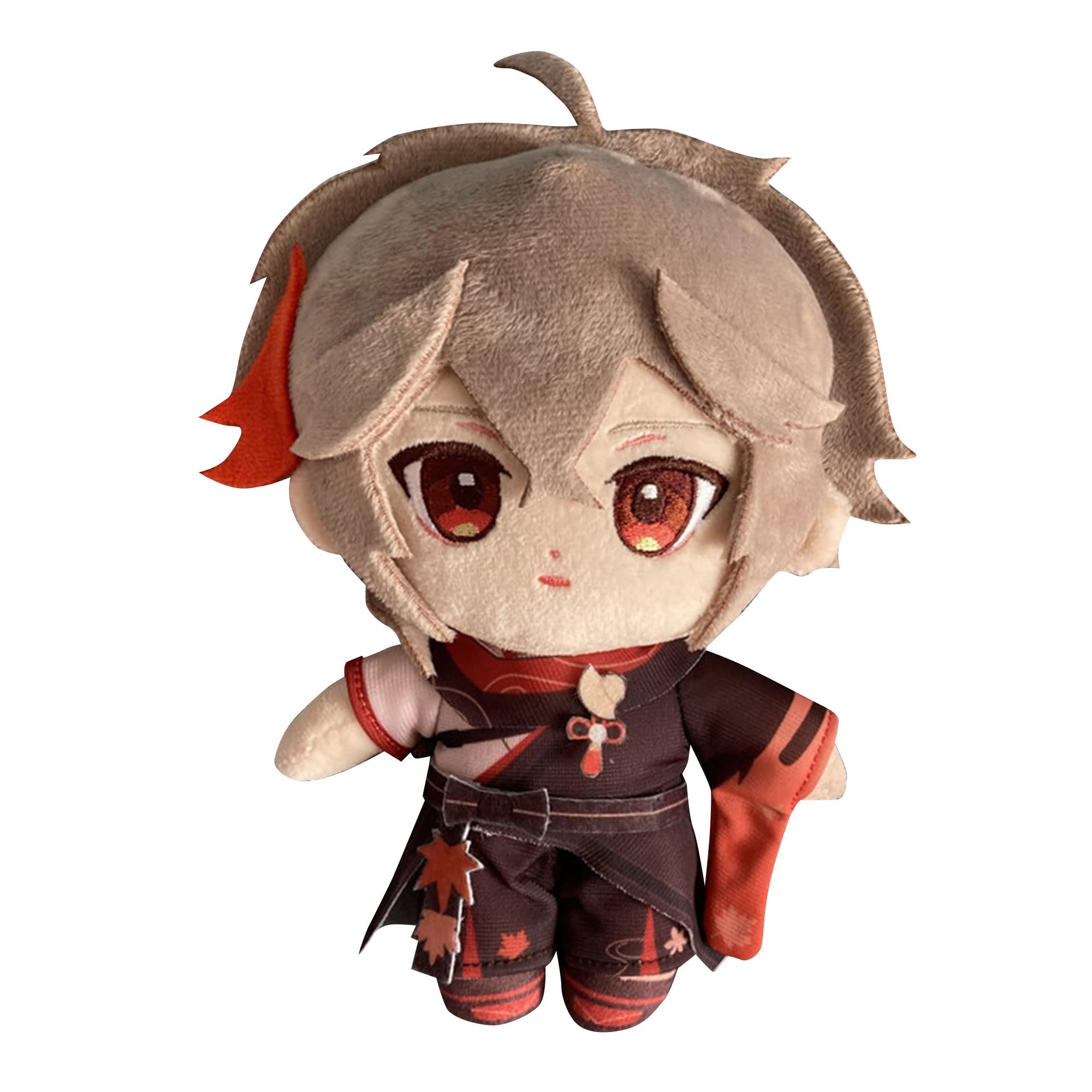 Anime Soft Figure Pillow Zhongli/Xiao/Arataki Itto/Kaedehara Kazuha/Venti/Albedo Cute Soft Throw Pillow Game Character Cosplay Stuffed Figure Decorative Pillow 20cm
