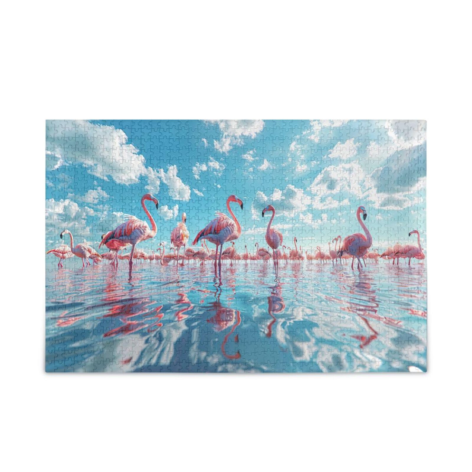 Amazon.com: STAYTOP Dwarf Old Man and Flamingo Jigsaw Puzzles for