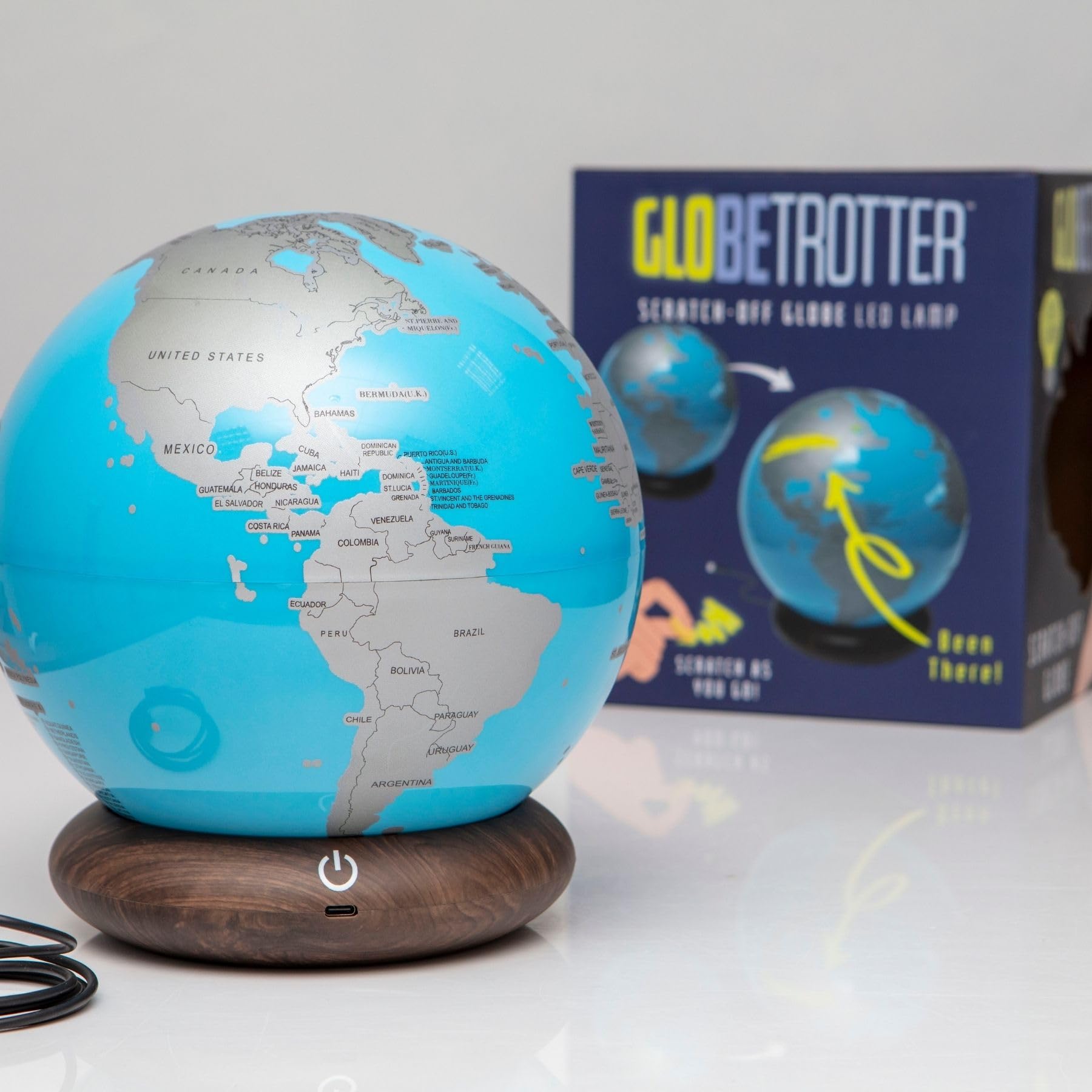 Amazon.com: Boxer Gifts Globe Trotter Light-Up LED Scratch Off