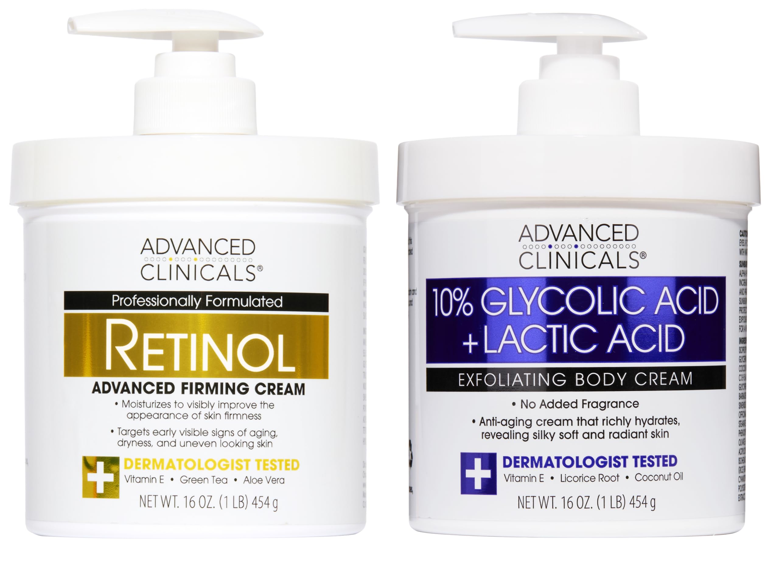 Amazon.com : Advanced Clinicals Retinol Body Cream Moisturizer +