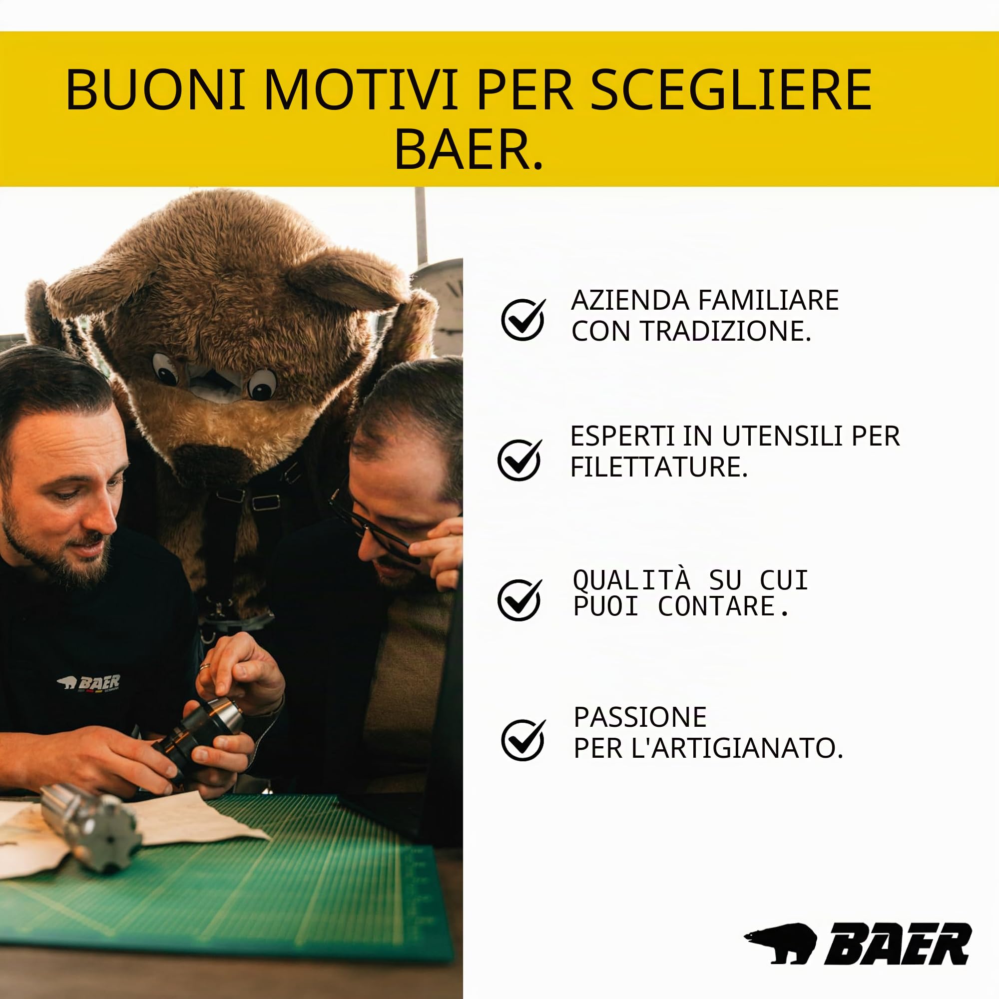 BAER Mandrino con attacco conico 5,0 – 20,0 mm | conico B 18 – Mandrino di precisione | martello perforatore