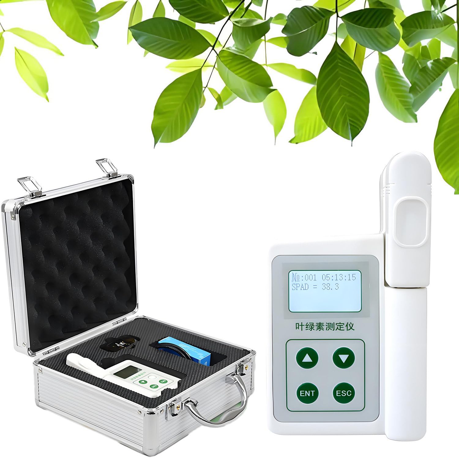 Anxyyds Multicolor Handheld Chlorophyll Meter For Accurate Spad, Ideal For Farmers, Gardeners, And Scientific Research