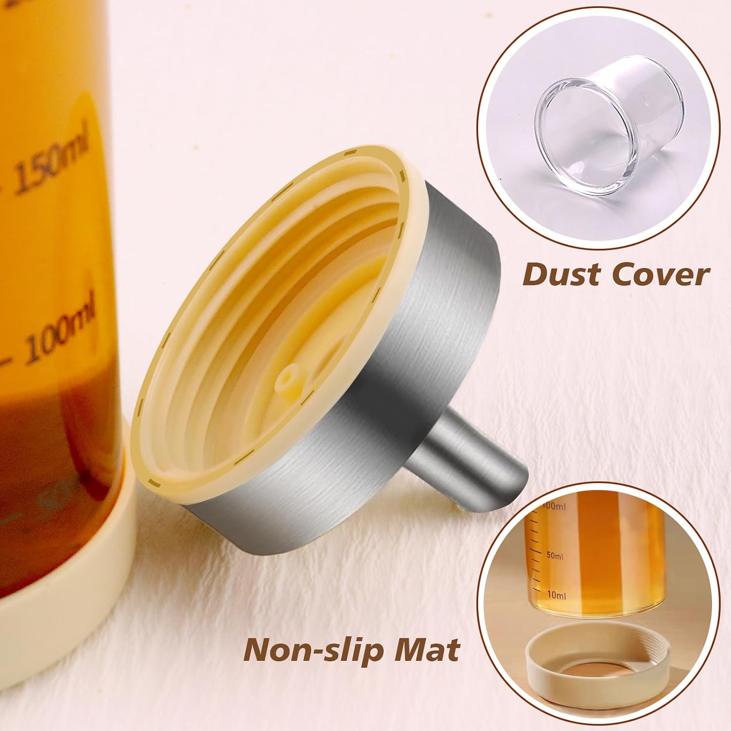 Honey Dispenser No Drip with scale, Maple Syrup Dispenser, Olecranon design