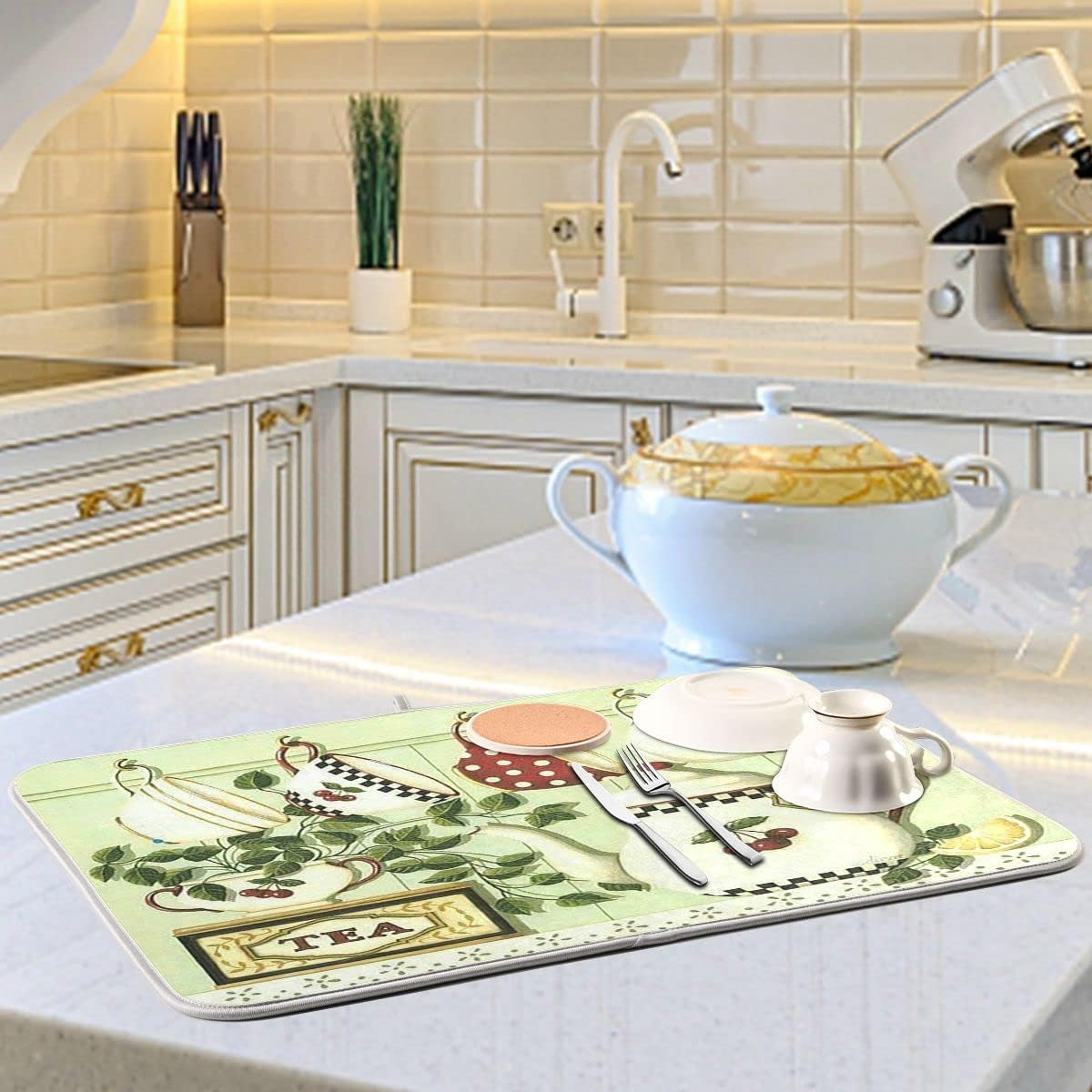 Tea Cup Pot Dish Drying Mat for Kitchen Lemon Leaves Sri Lanka Ubuy