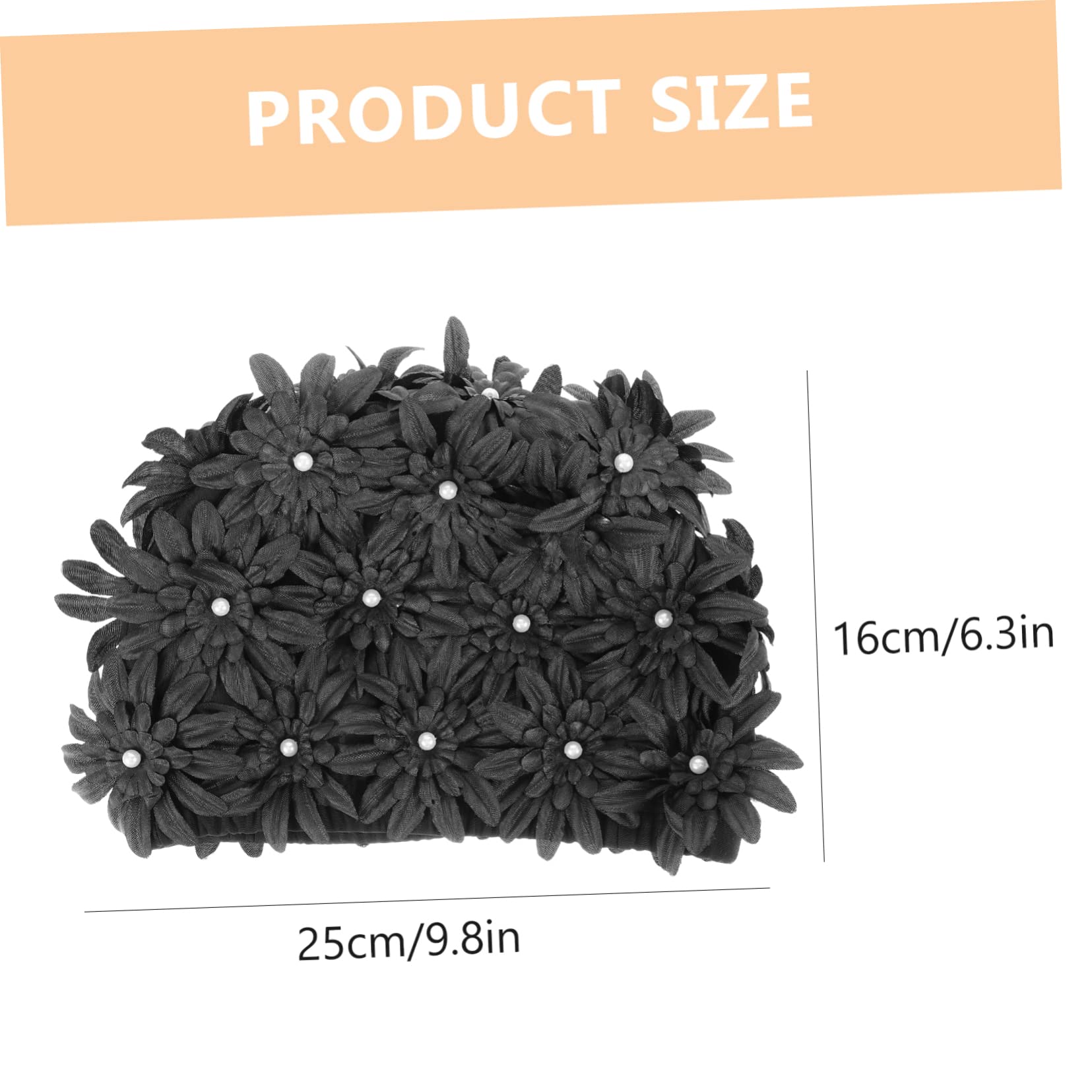 TOYANDONA Bonnet de Bain Floral pour Bonnet de Natation Élastique Étanche pour Cheveux Longs Épais Accessoire de Piscine Élégant pour Adultes Confort Protection Optimal