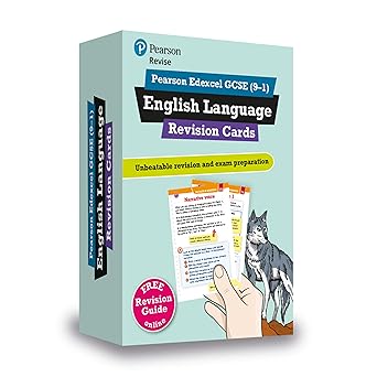 Pearson Edexcel GCSE English Language Revision Cards cover