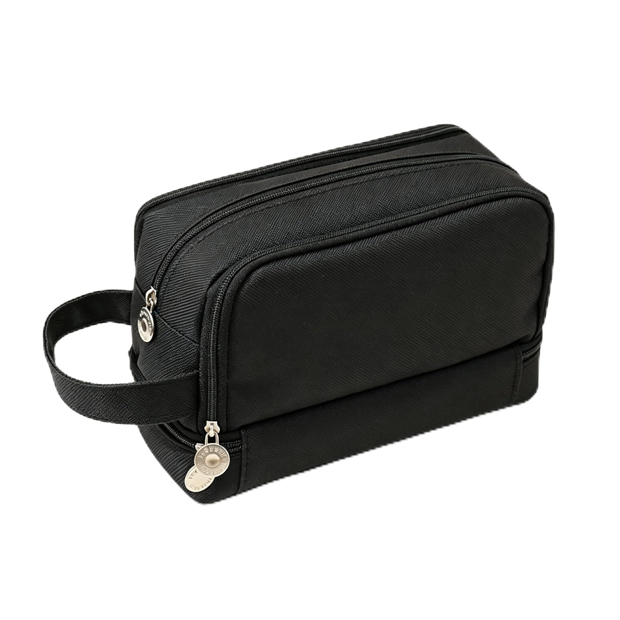 BAISEBAOFU Large Black Pencil Case, 3‑Zip 4‑Compartment Pencil Case with Carry Handle, Big Multi‑Section Pencil Pouch, School Supplies Pencil Cases for Boys Girls Teens Secondary School