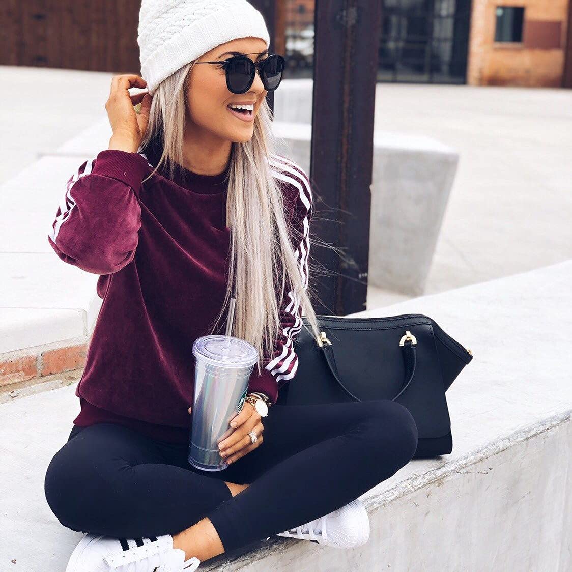 HIGHDAYS Legginsy dla kobiet – legginsy treningowe z wysokim stanem, kontrola brzucha, nieprzejrzyste, wąskie, miękkie spodnie do jazdy na rowerze, jogi, biegania, Czarny/Mix Czarny, XXL