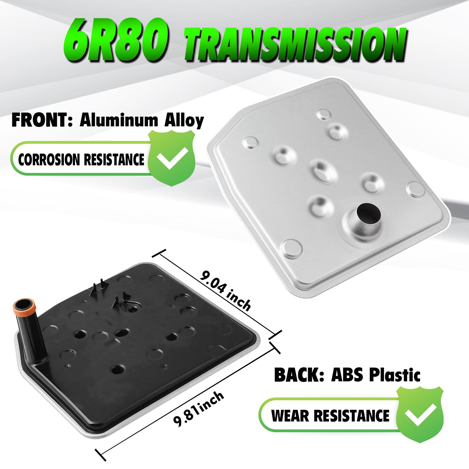 6R80 BL3Z7A098A Filtro di trasmissione automatica con kit di guarnizioni di ricambio FT-188 compatibile con 3.5L 5.0L 6.2L 6.7L Ford F-150 F-250 Expedition Mustang Navigator 2.3L 3.7L 5.0L BL3Z-7A098